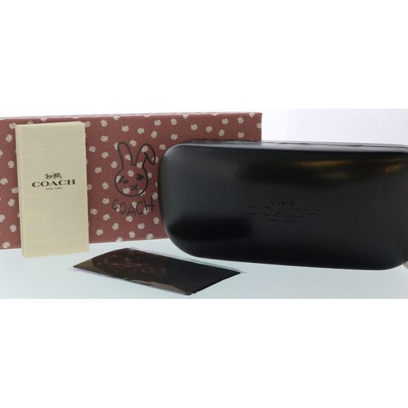 Coach 0HC7142 942913 Full Rim Shiny Light Gold Square Sunglasses - Picture 5 of 5